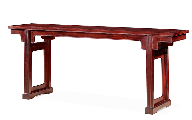 红酸枝212x50x88平头案
