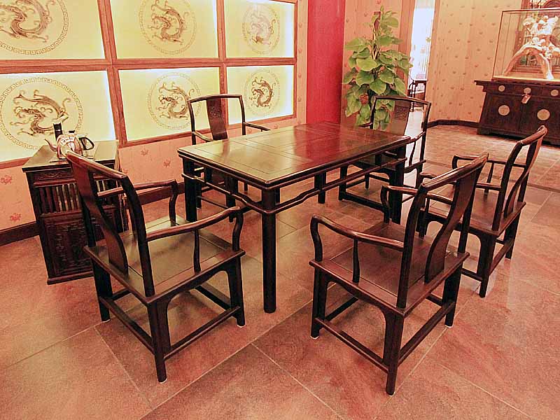 酸枝130x80x70明式茶台（7件）